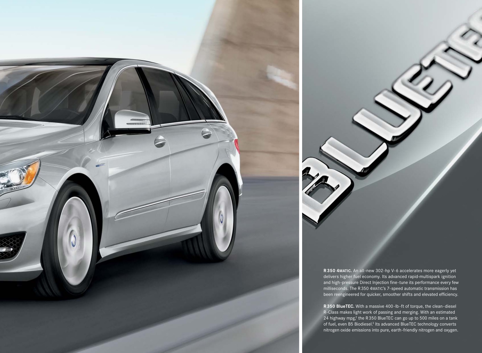 2012 Mercedes-Benz R-Class Brochure Page 4